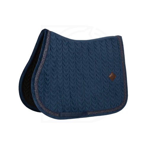 Kentucky Springunderlag Velvet Fishbone Plaited Glitter Rope Navy-1-p.webp